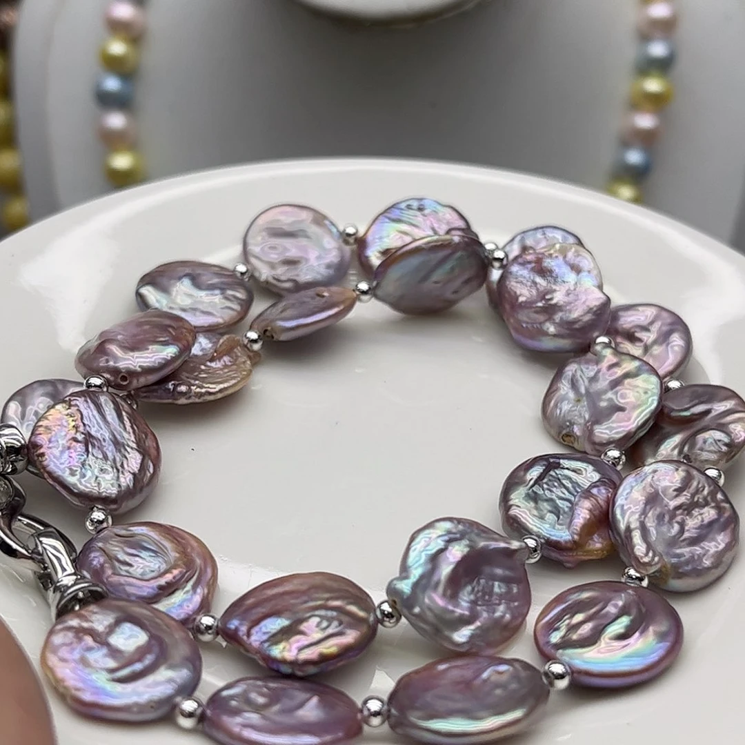 淡水珍珠钛钢颈饰