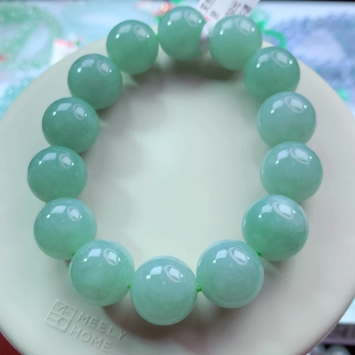 翡翠未镶嵌手链卡15