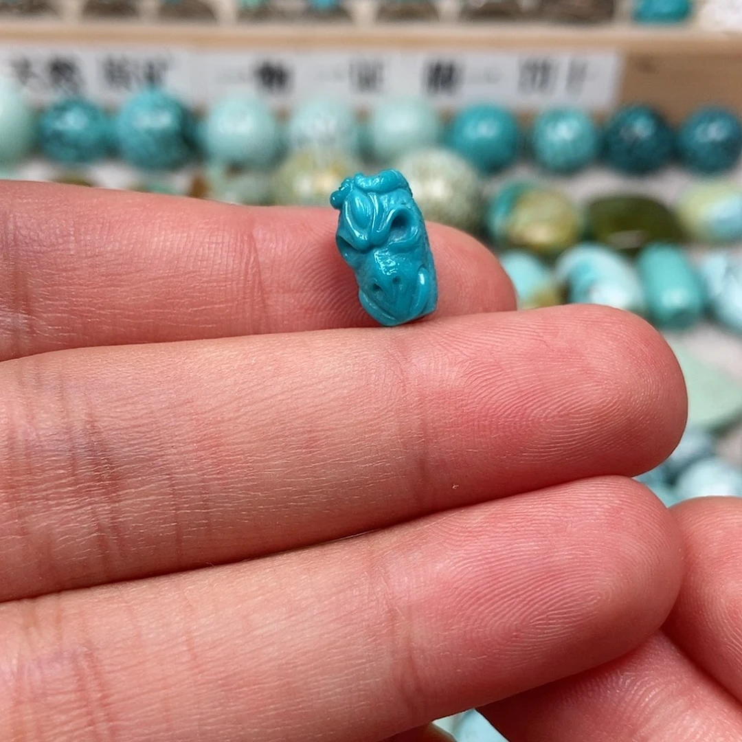 未镶嵌绿松石珠宝半成品