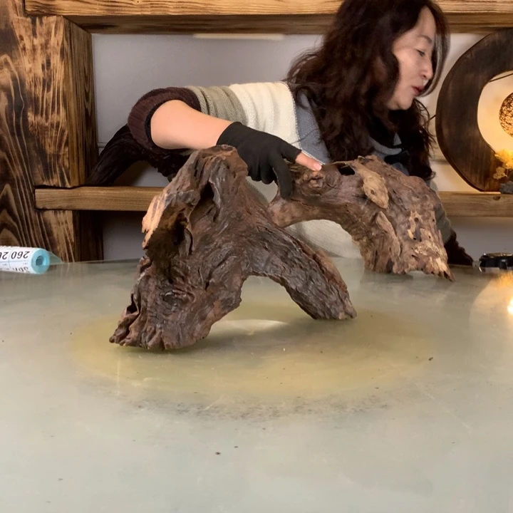 修***功天然的云南紫柚木会黄水