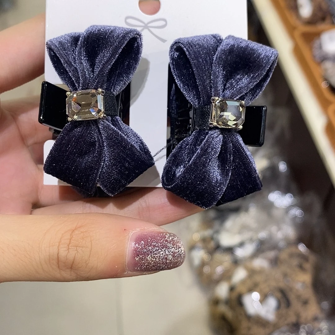 皮质铁合金刘海抓