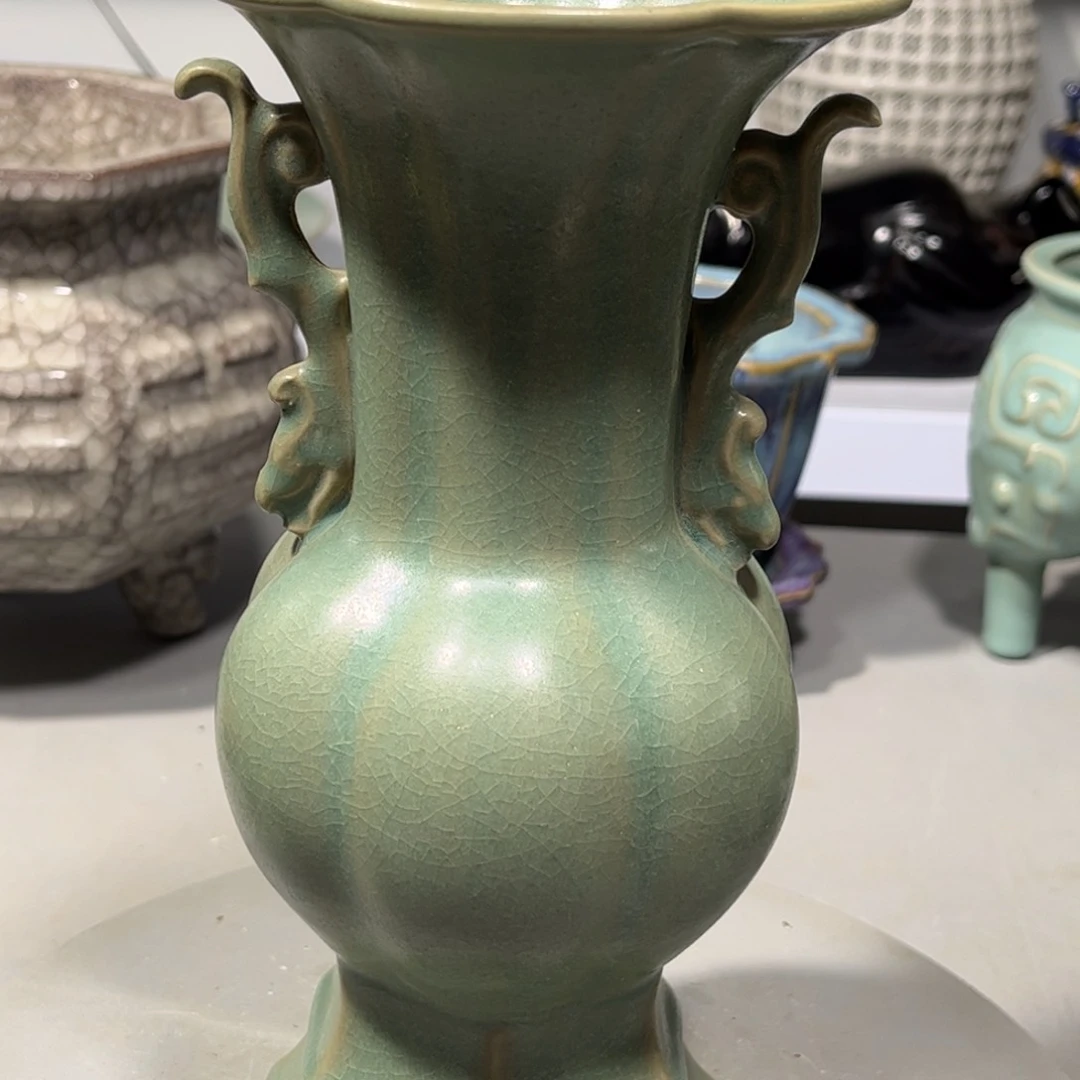 瓶汝窑瓷器品相完美