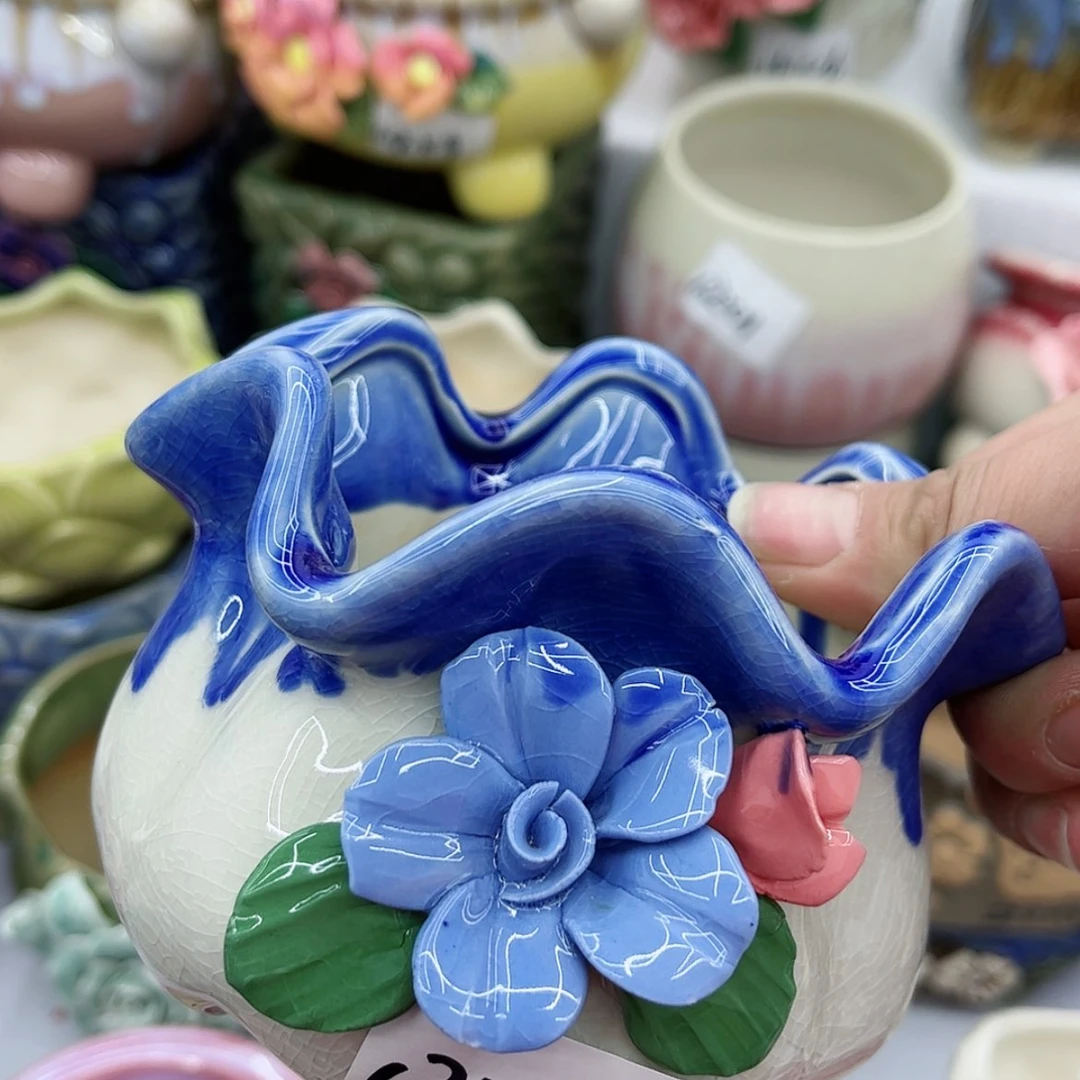 【闪购商品】陶瓷多肉绿植陶瓷花盆