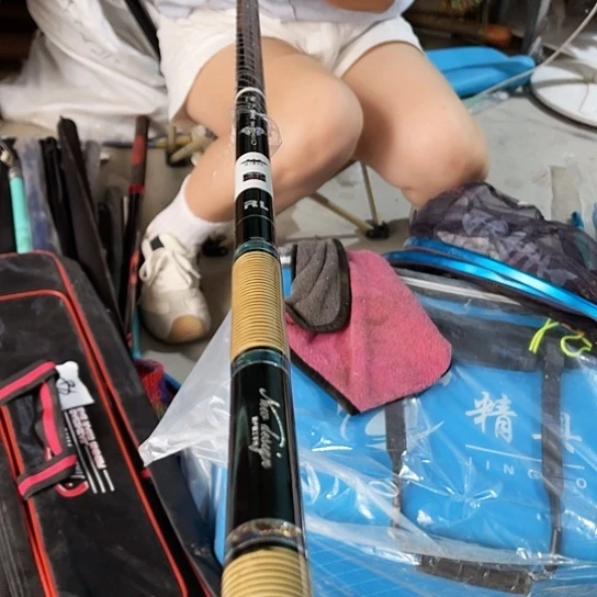 湛抄网杆2.4带袋的