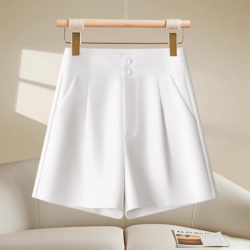 【现货+运费险】黑色短裤外穿女款2025新款高腰热裤夏天a字版裤子