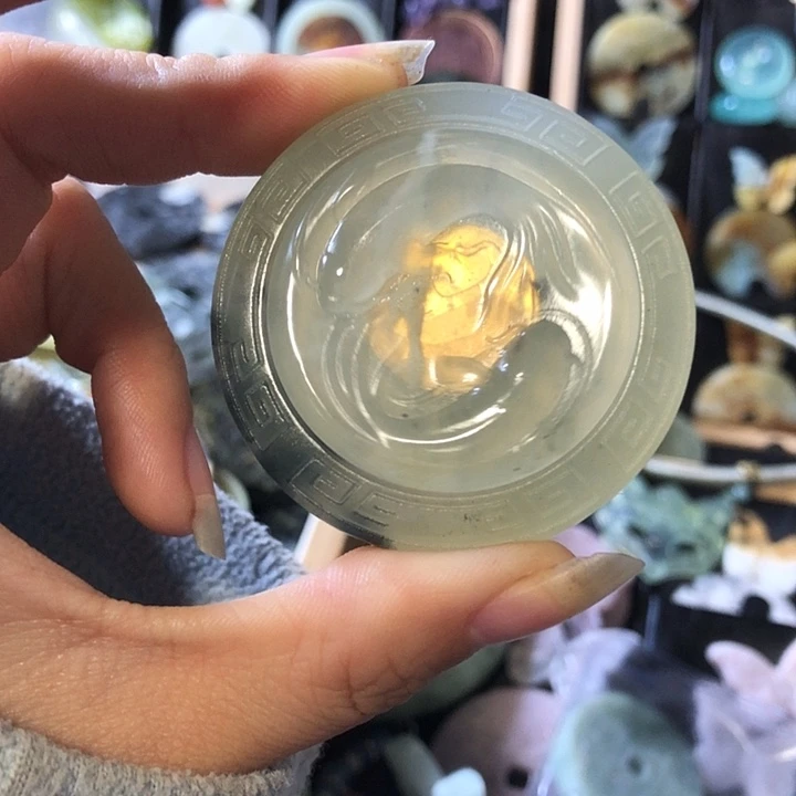 岫玉未镶嵌岫玉挂件