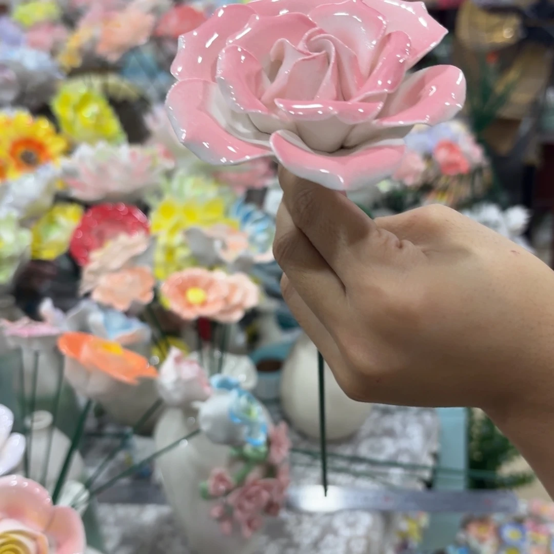 陶瓷花，20发货， 退款拉黑