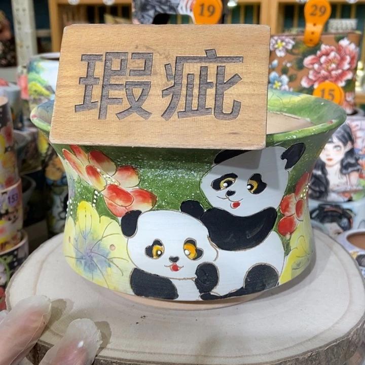 红陶景德镇艺术手绘作品