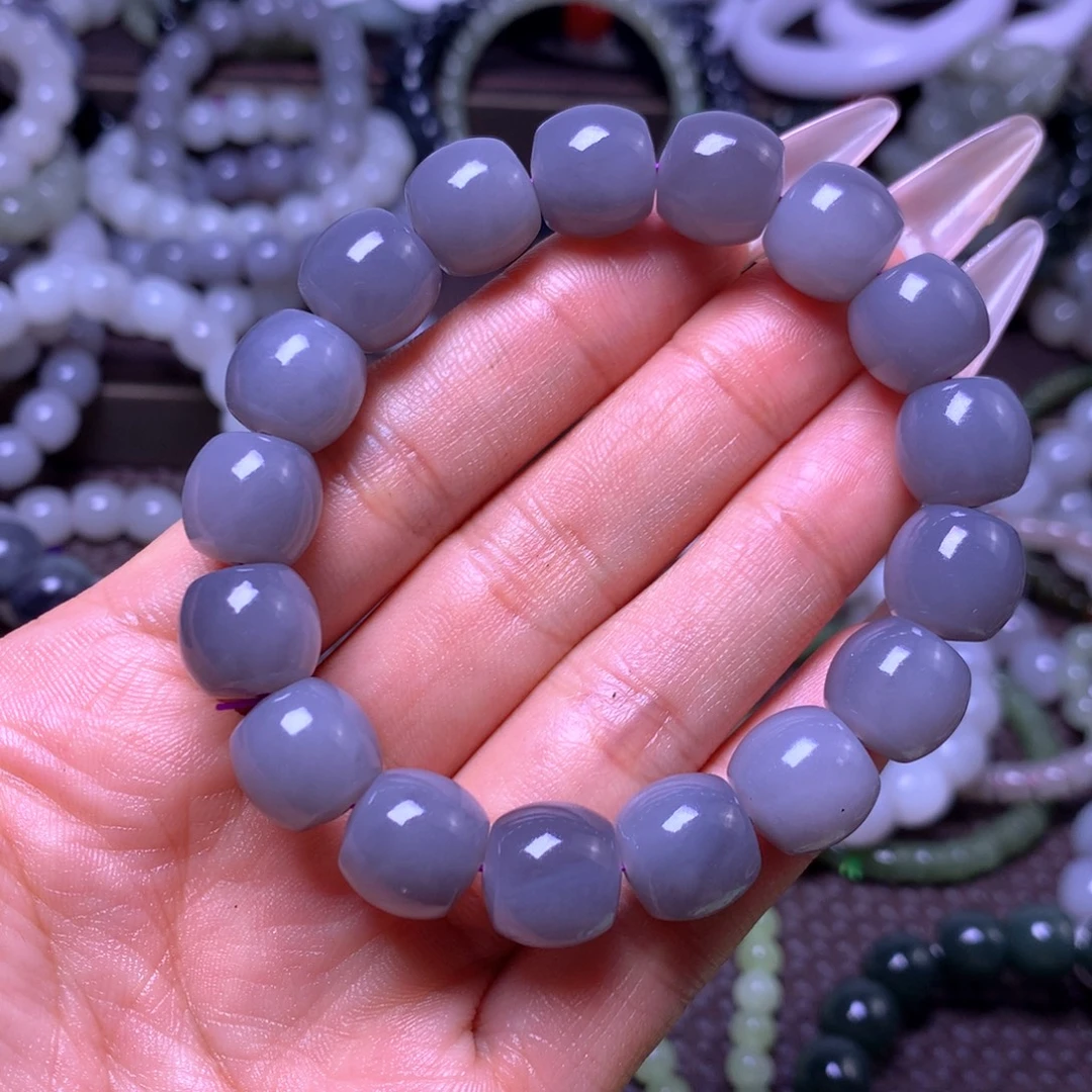 和田玉未镶嵌手串卡12