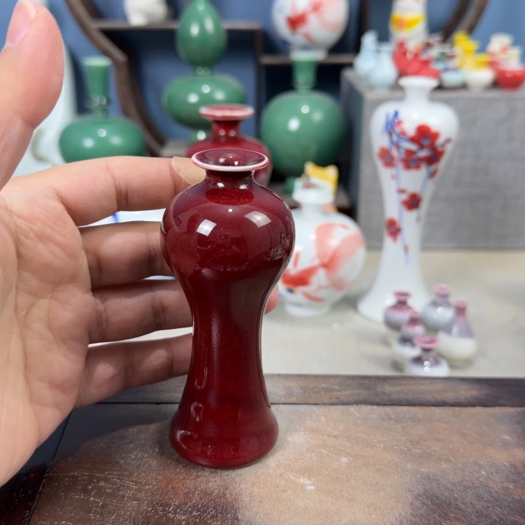 陶瓷手工小花器摆件