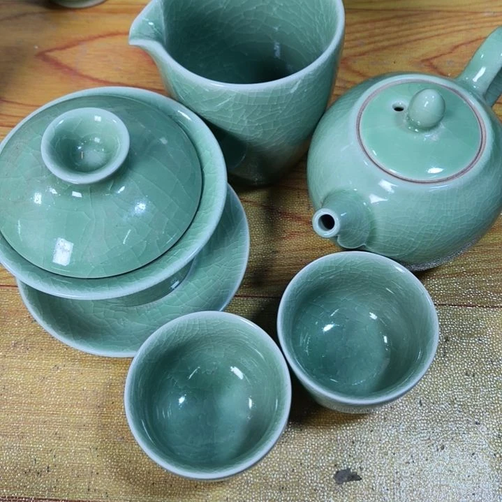 瓷片磁州窑五厂盘碗壶杯有瑕疵