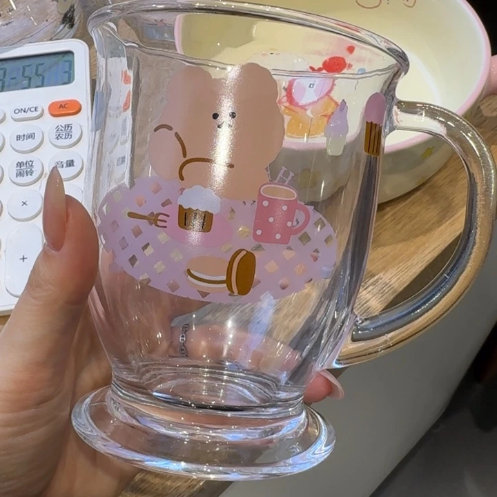 人***6玻璃水杯一个装。