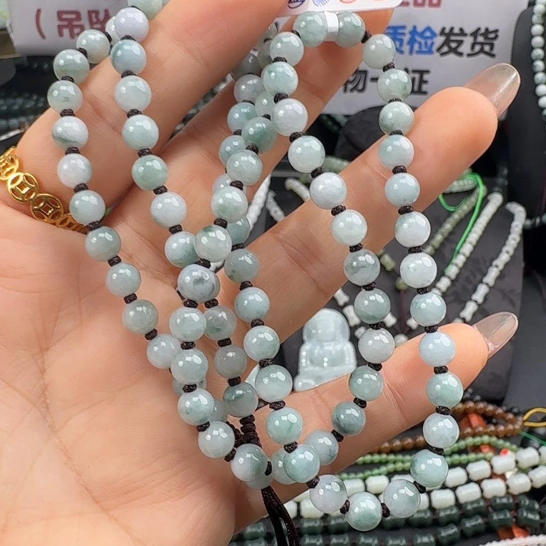 翡翠未镶嵌颈饰纯天然翡翠