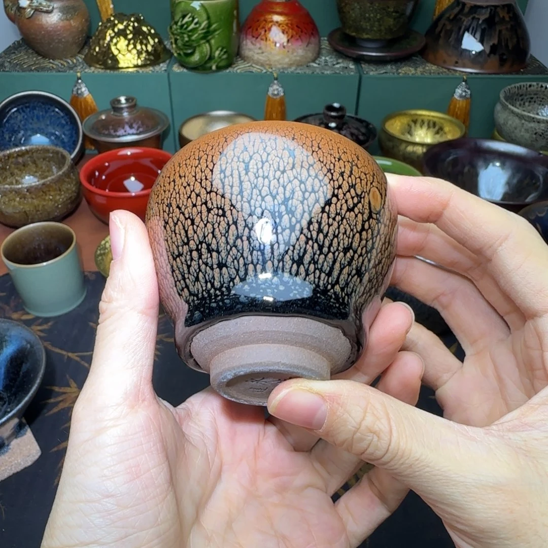 茶盏微瑕建盏，介意勿拍