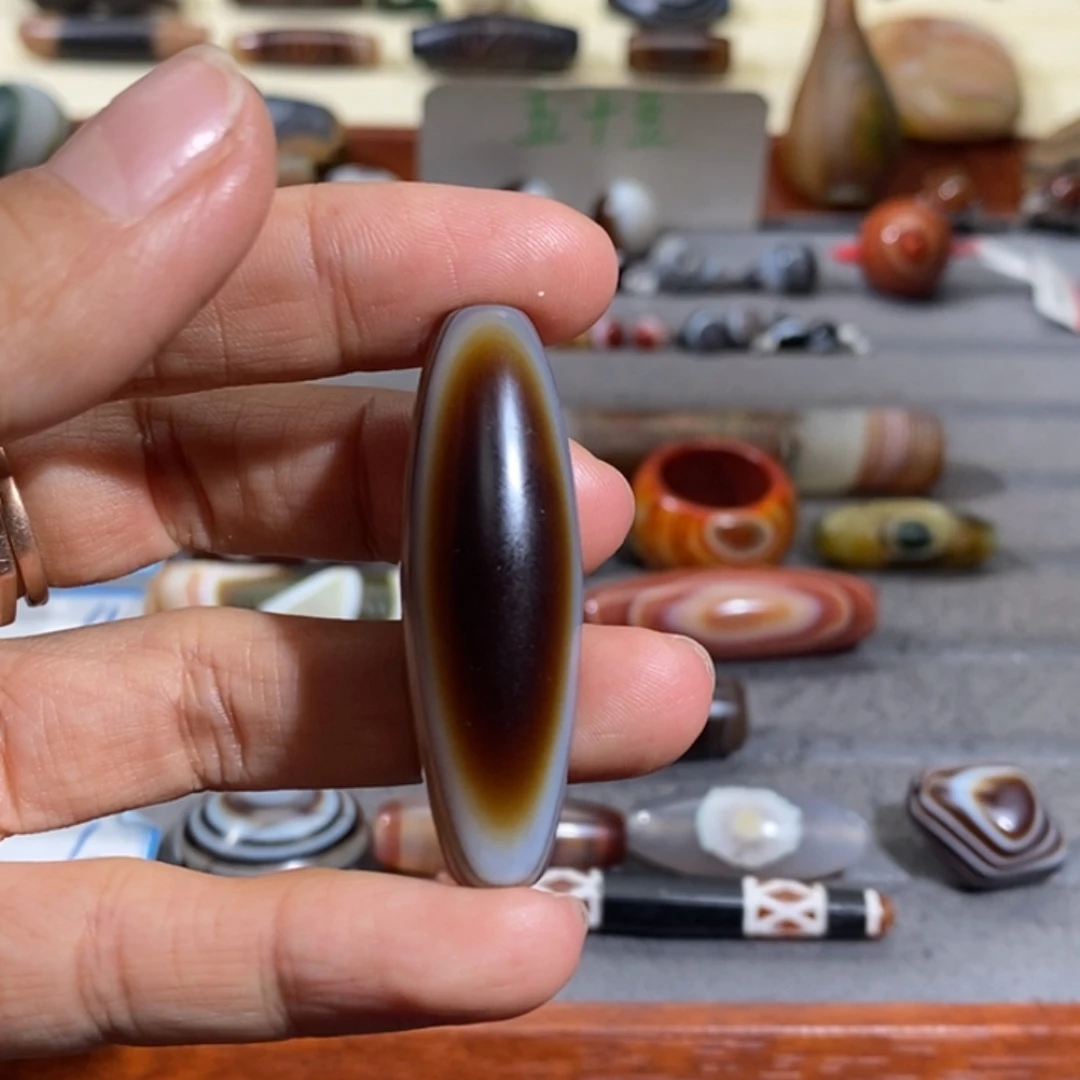 旋***兹玛瑙/玉髓合金颈饰