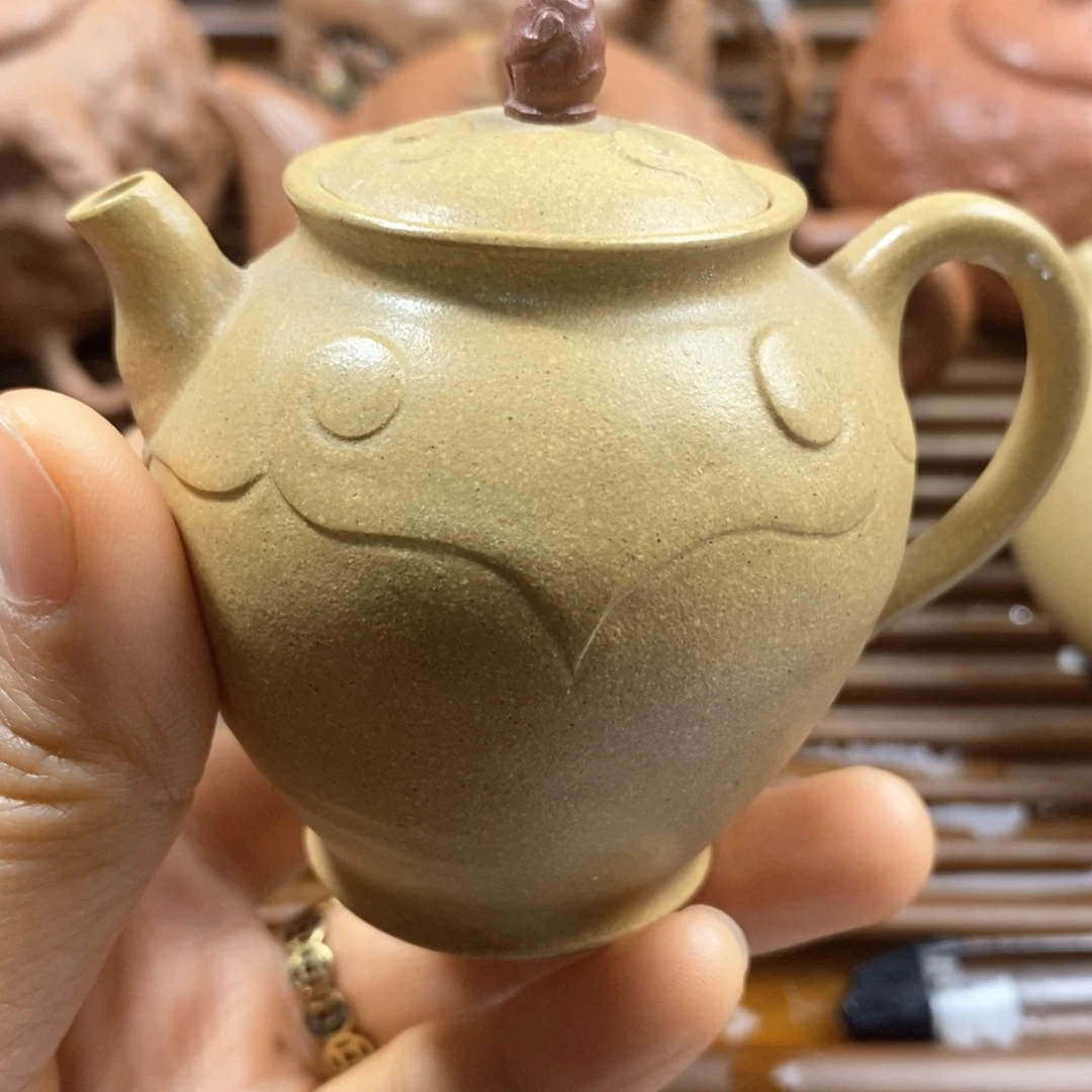 紫砂茶壶波*小如意原矿紫砂壶