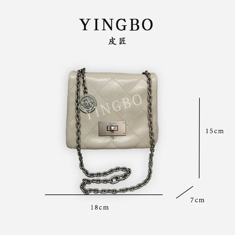 【英柏甄选】ZT-D7159-罗兰杏 然与纯小众设计感时尚单肩百搭女包