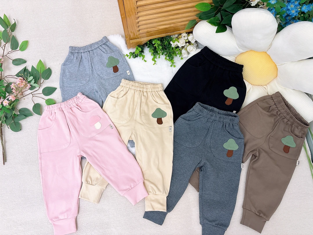 【单层】男女宝宝运动裤超软纯棉束口卫裤可爱儿童裤子秋款薄款长裤