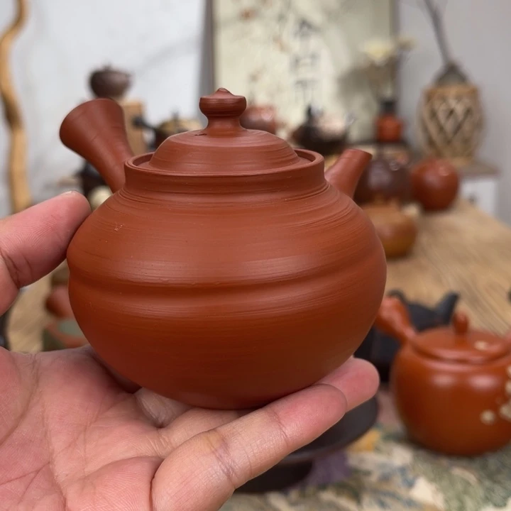 豪***司常滑常山手作茶壶