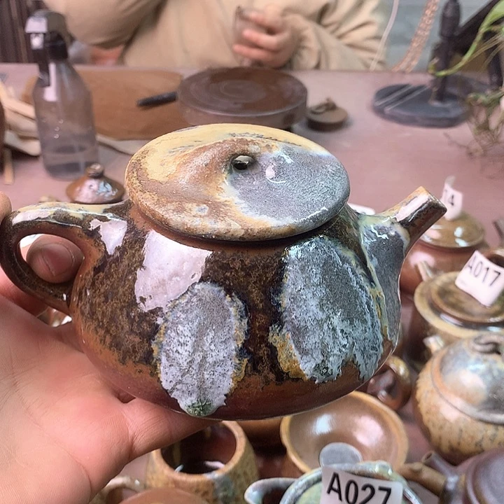 紫砂茶壶纯自然高温裸柴烧