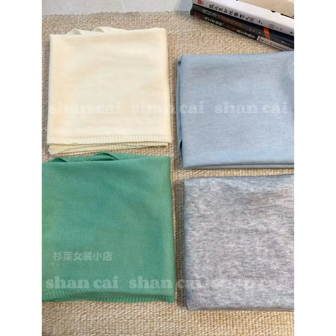 杉菜自制（披肩）韩系外搭叠穿