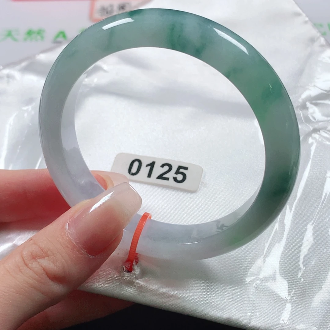 未镶嵌手镯翡翠天然翡翠手镯0125