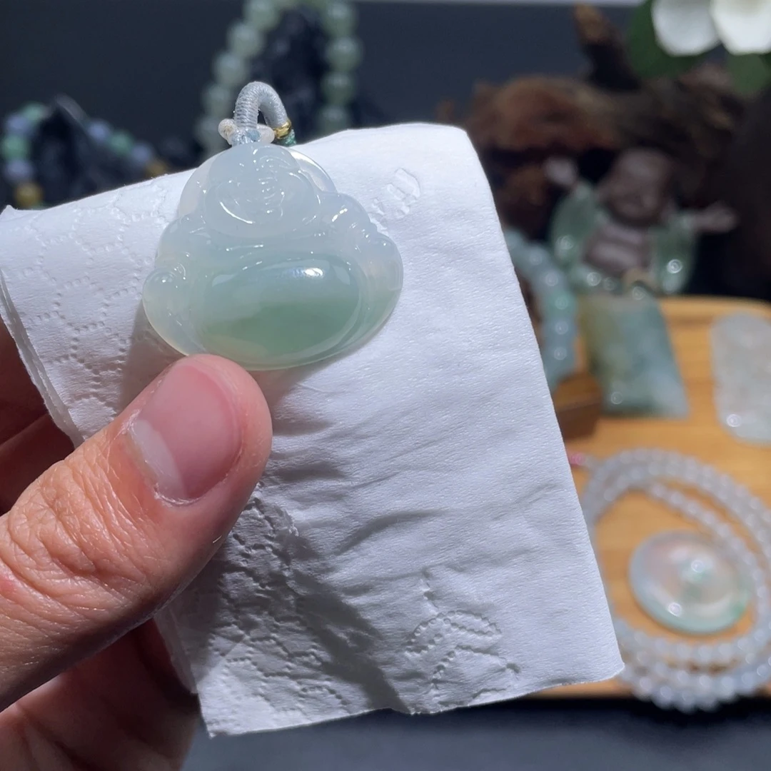 定制翡翠未镶嵌吊坠