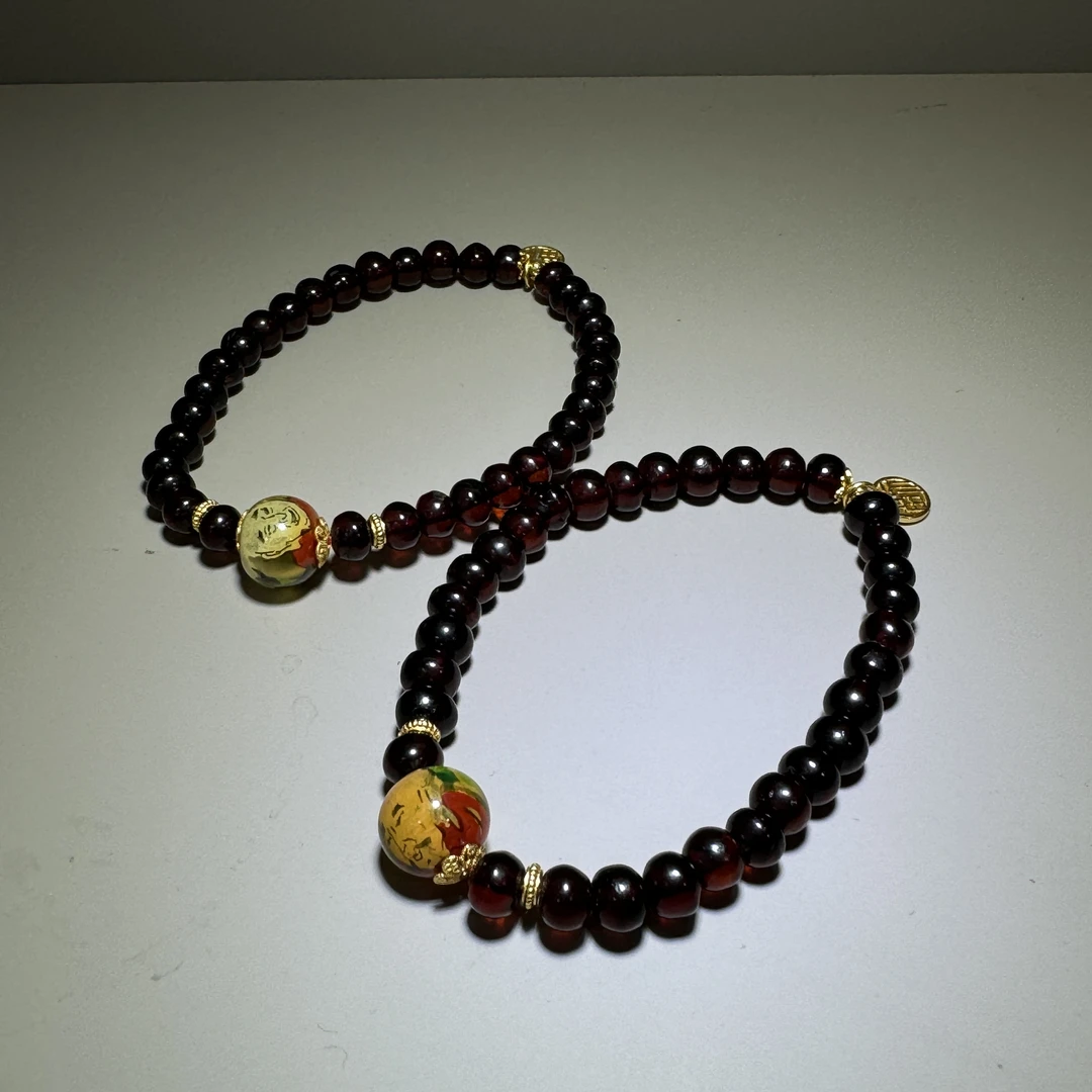 【举石优选】S0514-H78-22琥珀手串(一件/多样性发/约5-11mm）Z