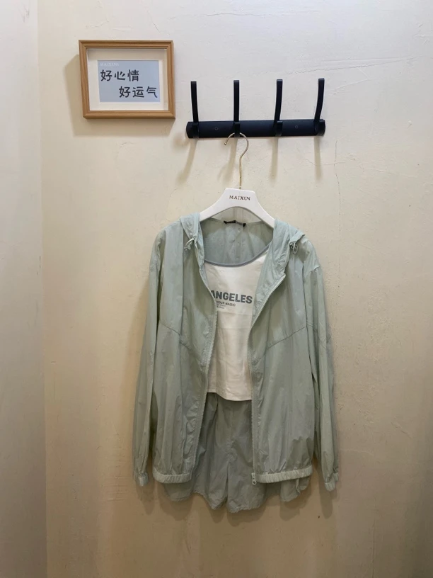 麦寻夏款裤类套装tzkfq044防晒三件套