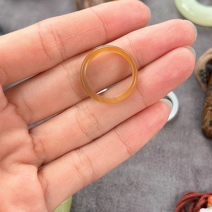 和田玉未镶嵌颈饰17.4