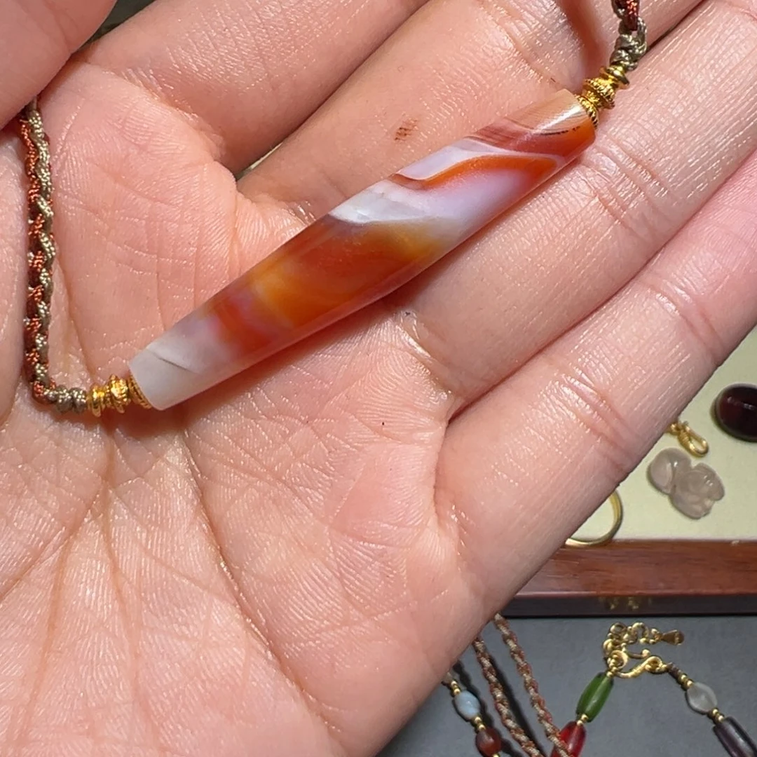 玛瑙/玉髓未镶嵌颈饰