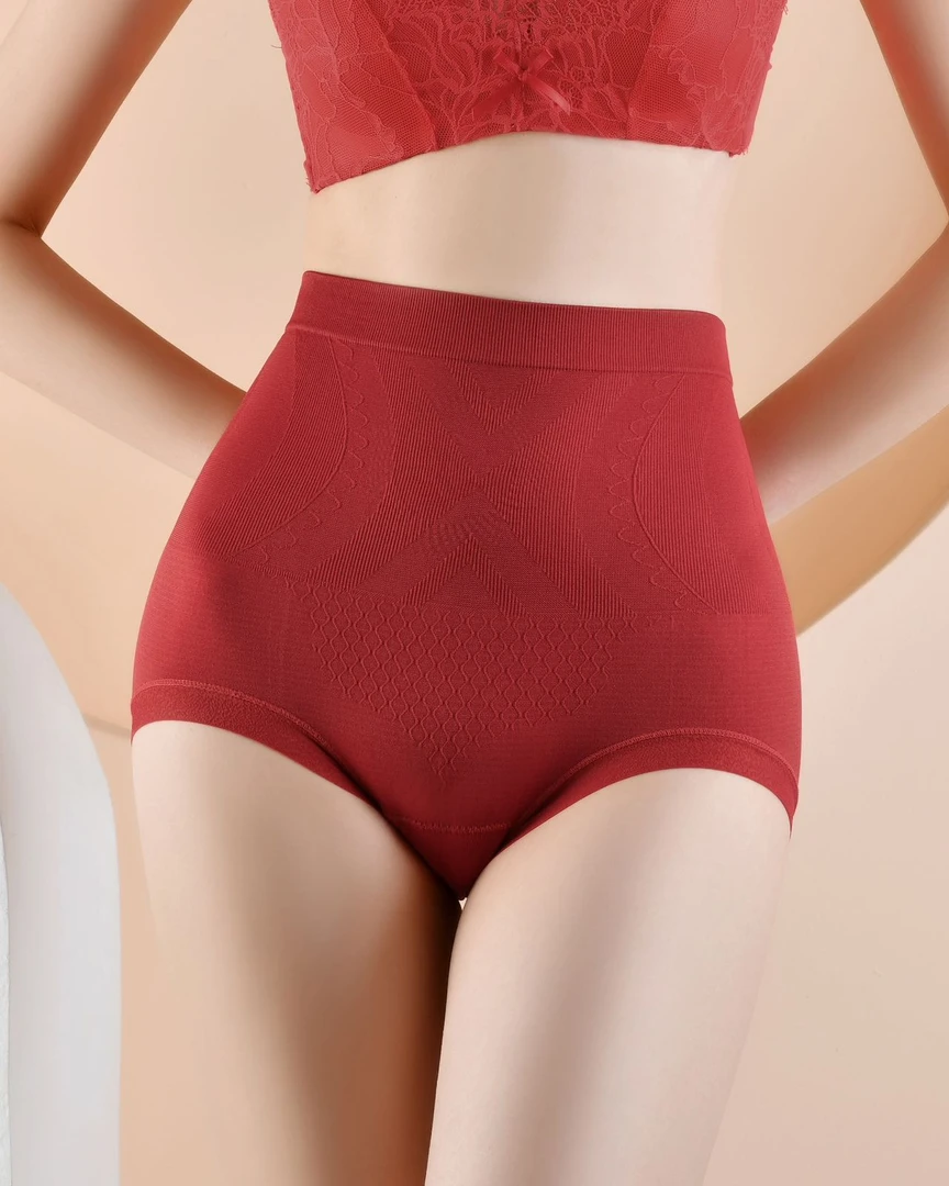 三分裤无缝高腰女秋冬美体裤内裤女士大码收腹内裤EK084