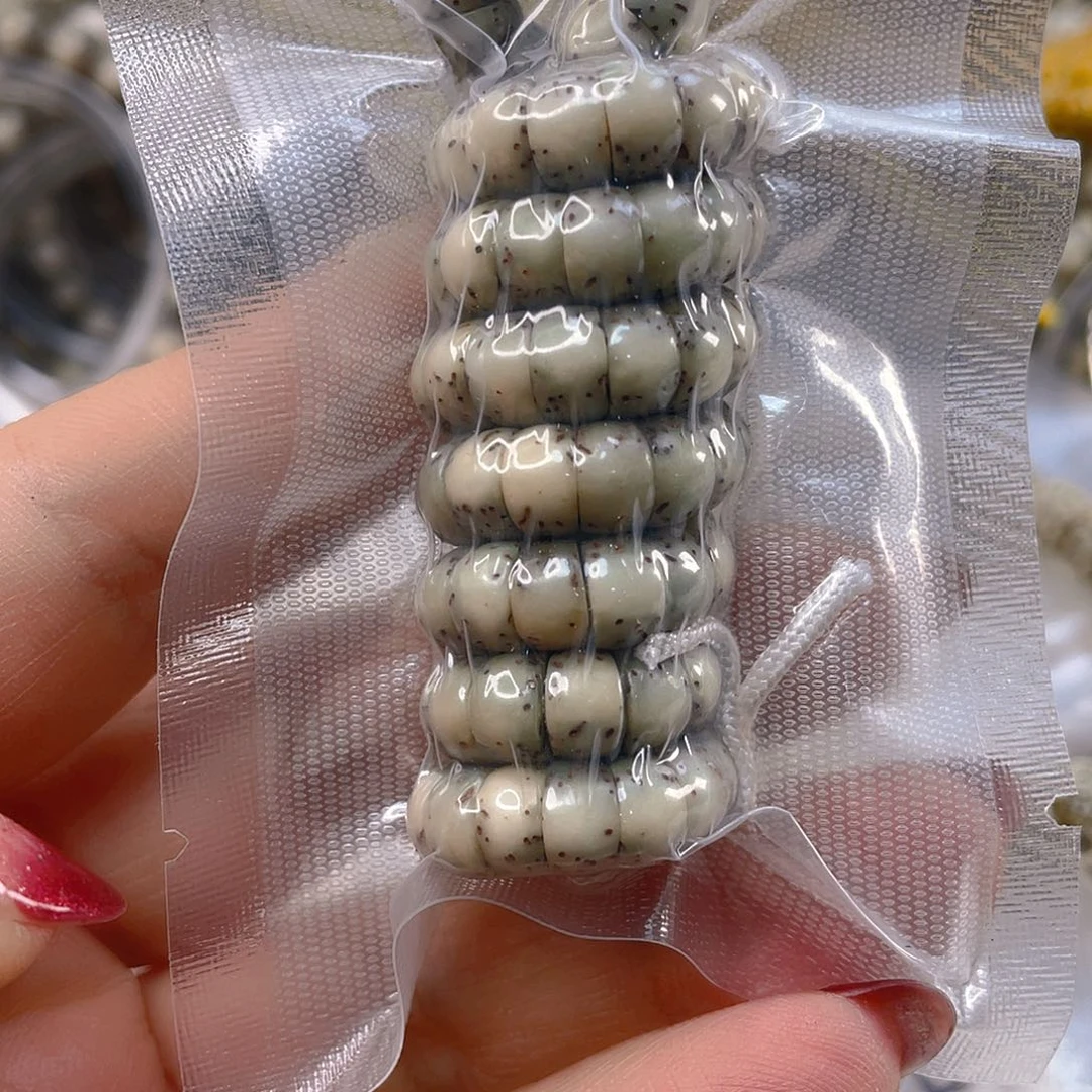 星月菩提吊坠石玉料糯冰大厂肠尺寸7