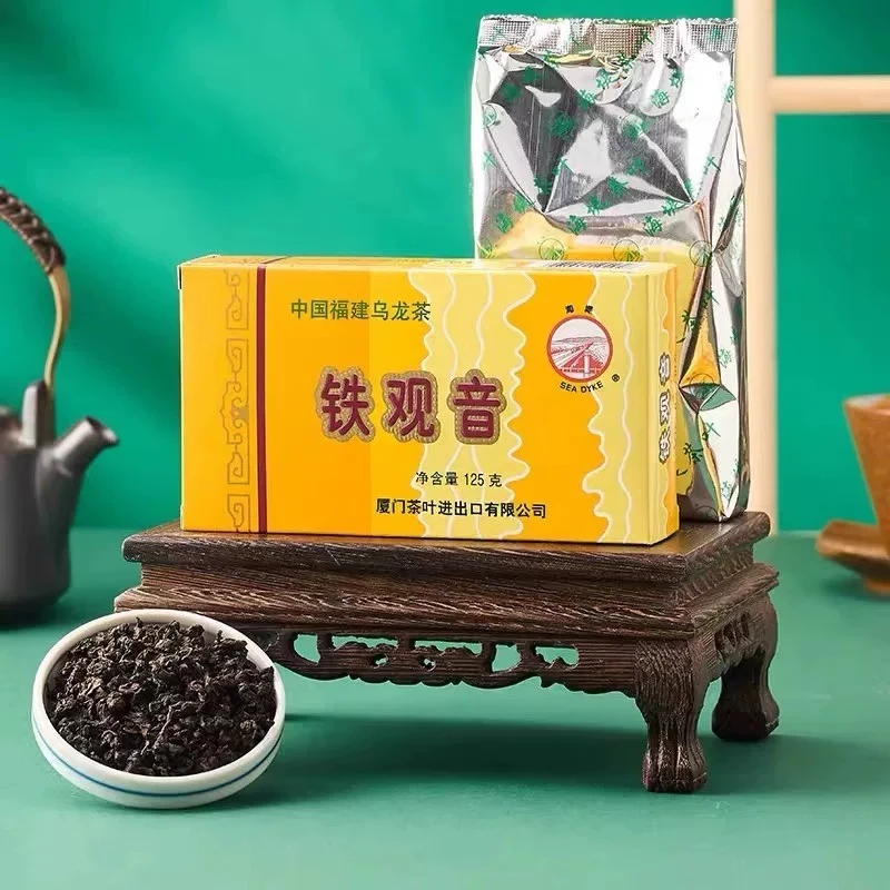 中茶AT202铁观音125g/盒浓香型福建乌龙茶