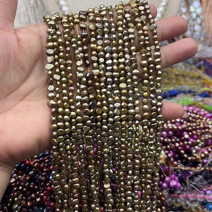 玛瑙/玉髓未镶嵌珠宝半成品一条巴洛克珍珠