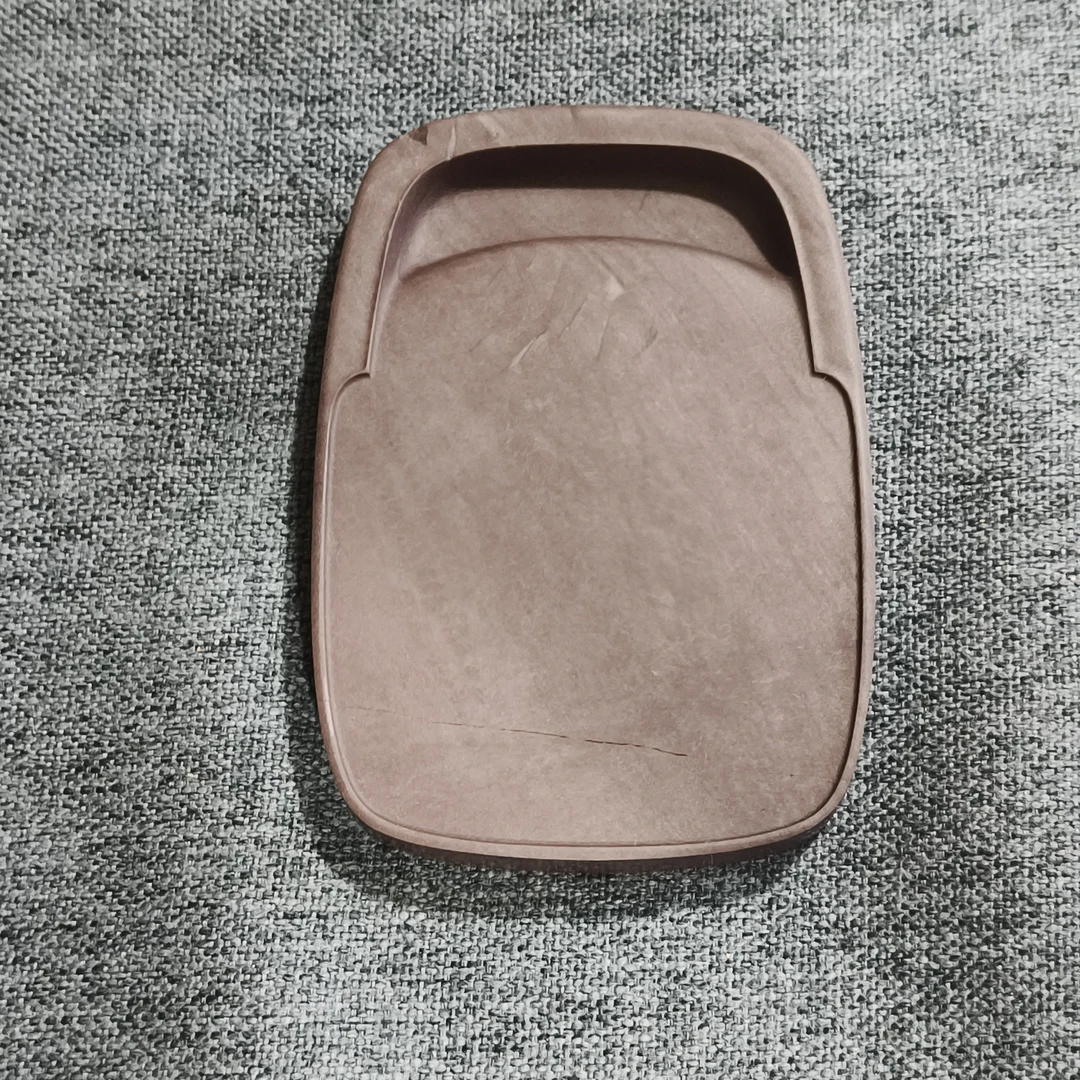 老坑洮砚，喇嘛崖老坑鸊鷉血小圆门字砚，尺寸10*7*1厘米