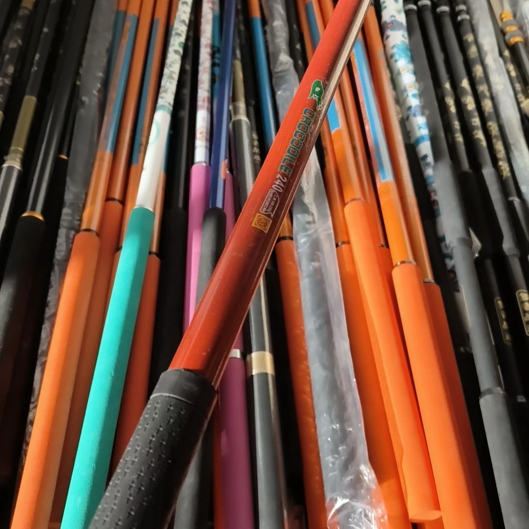 红色抄网杆瑕疵2.4米