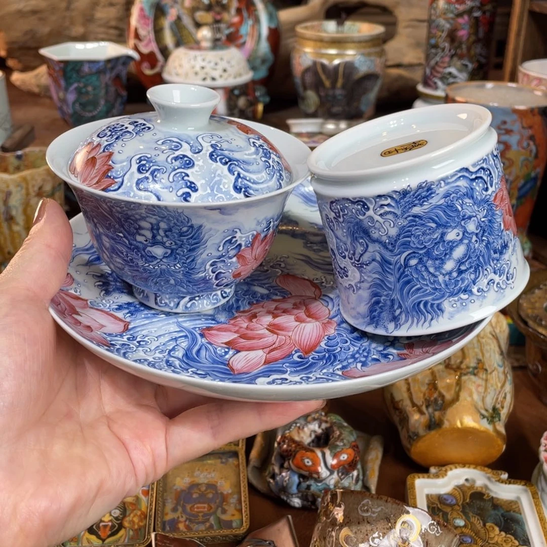 【闪购商品】狮子踏浪三件套 重工