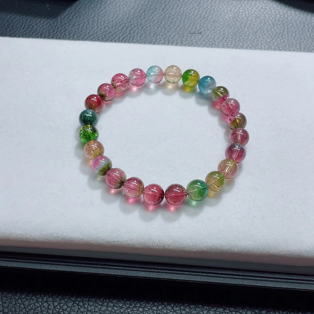 未镶嵌手链碧玺8.3mm左右