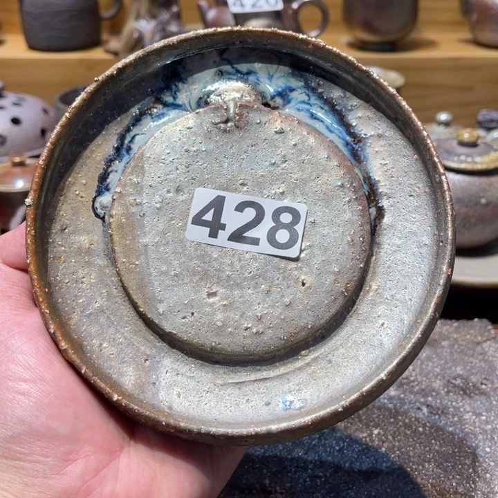 手工制作柴烧壶承瑕428
