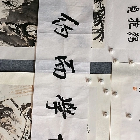 【闪购商品】国画四尺对开 博学而约取