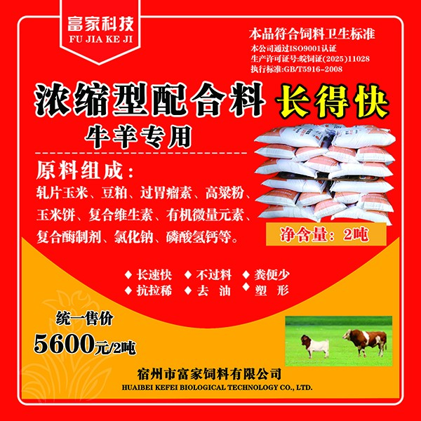 牛羊高蛋白精料补充料颗粒饲料