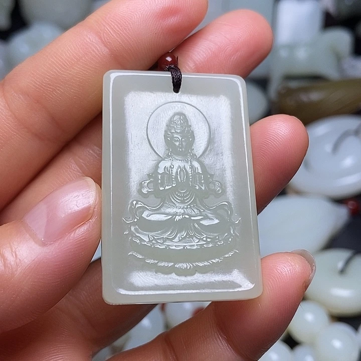 吊坠(不含链)未镶嵌和田玉