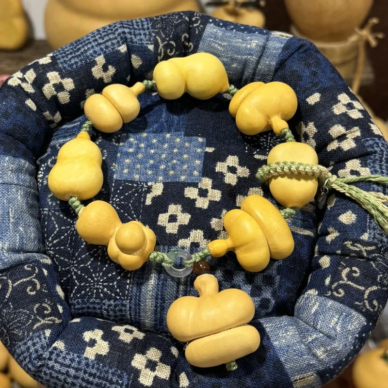 【直播间下单】葫芦文玩精品金蟾摆件熊脸钱袋子花镦乌龟手把件