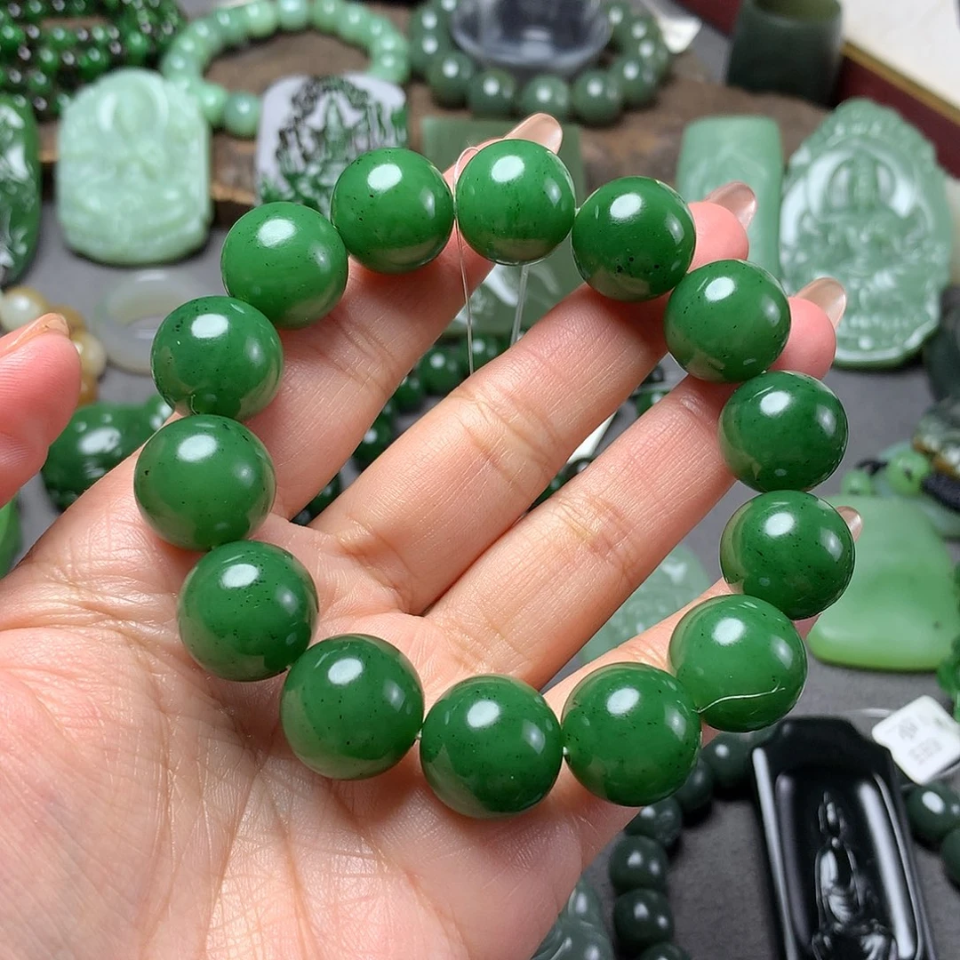 和田玉手串未镶嵌