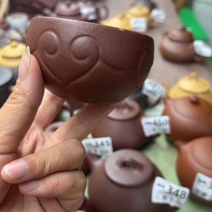 茶壶紫砂紫泥半手100