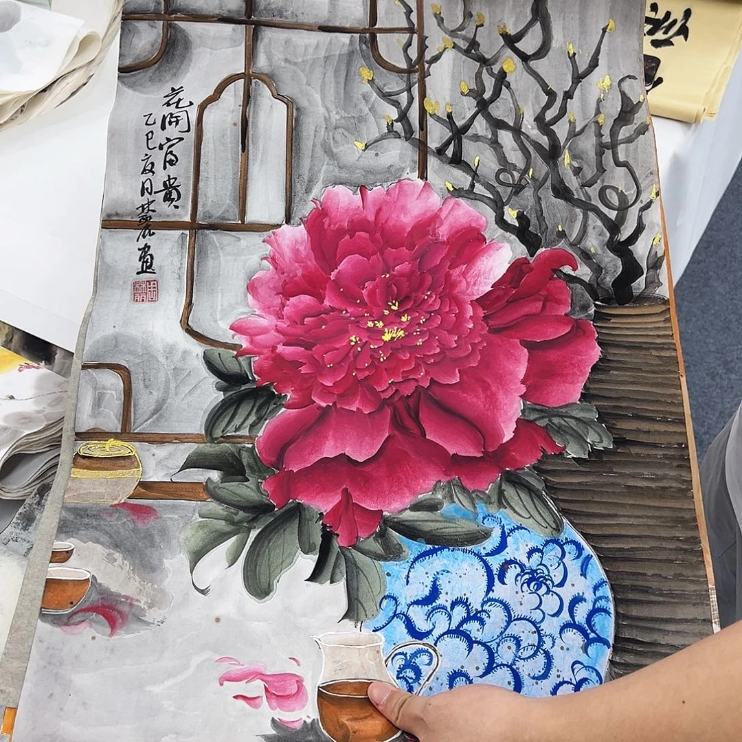 国画纯手绘作品欣赏