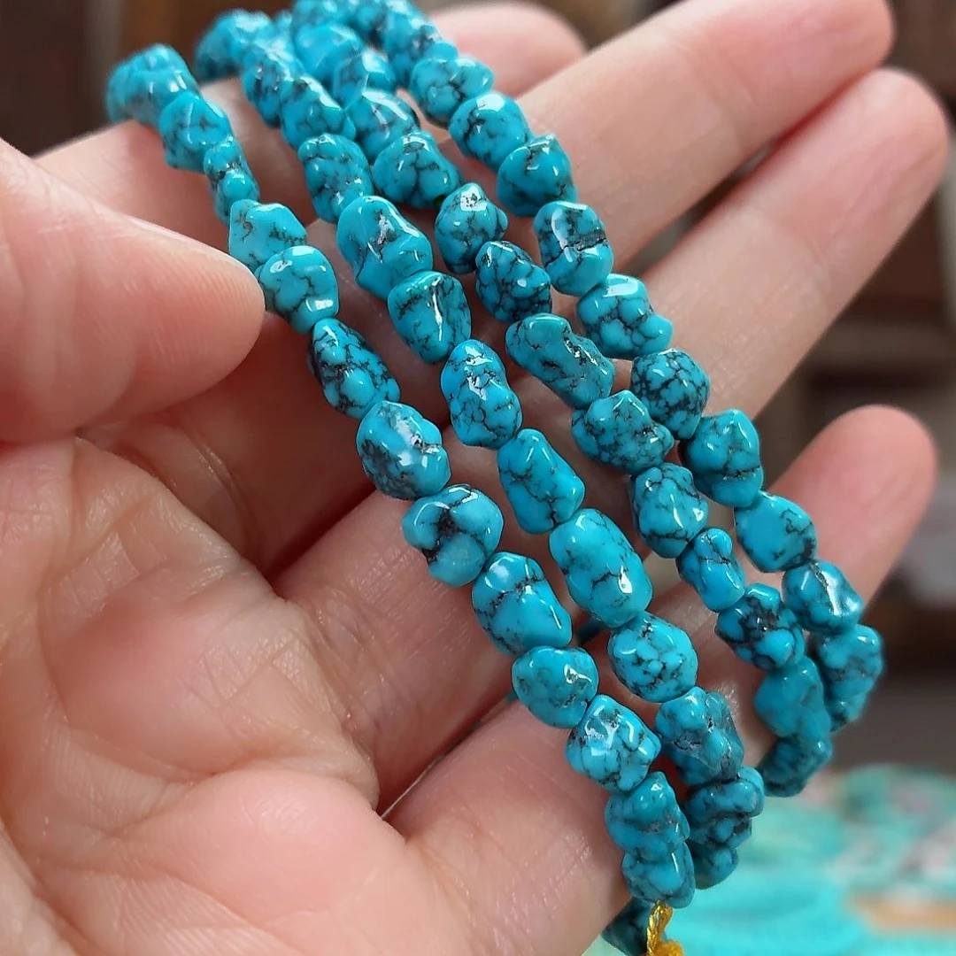 未镶嵌绿松石珠宝奇石丫*