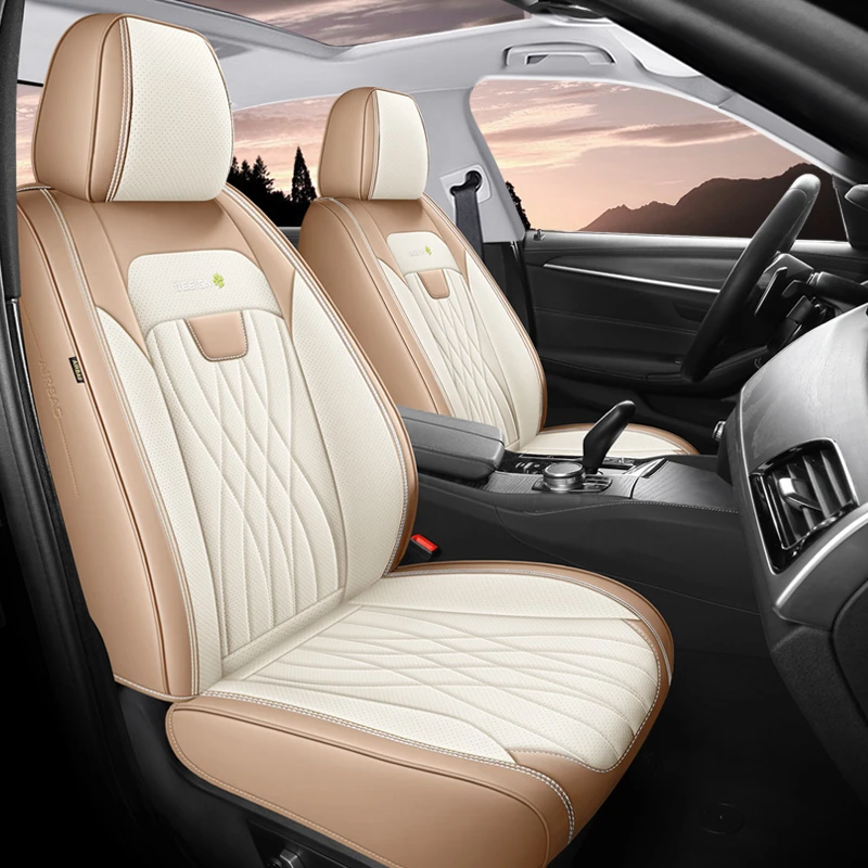 新款汽车坐垫全皮纳帕皮座套四季通用款舒适透气款