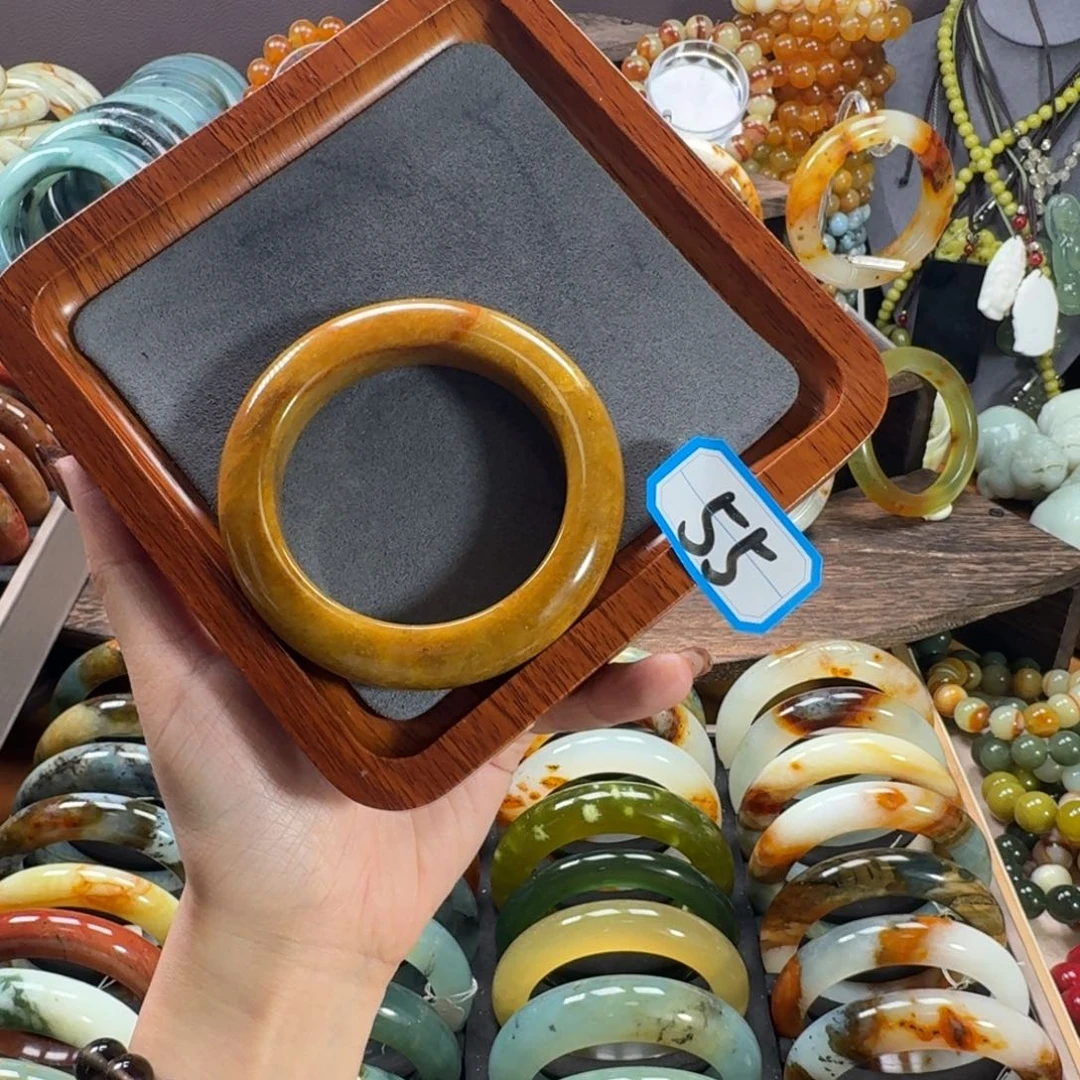 蛇纹石玉合金手镯